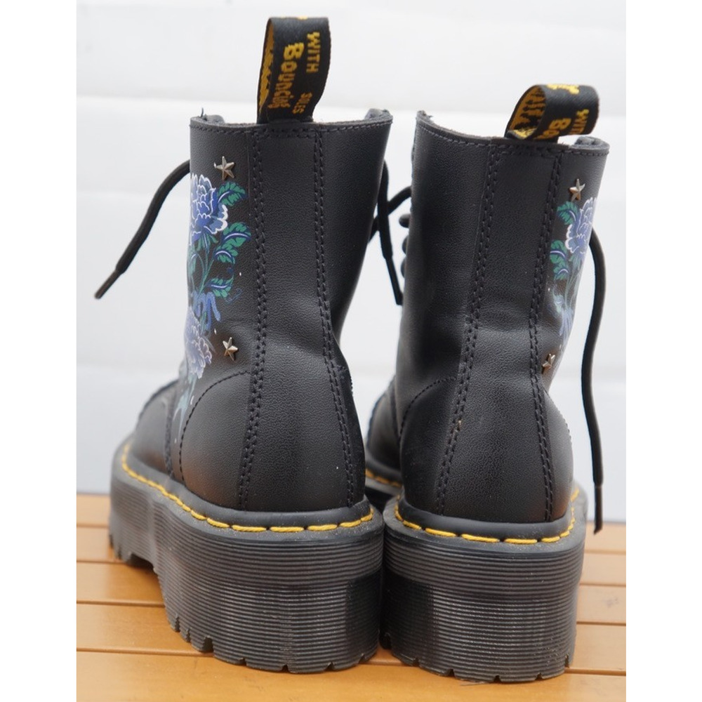 Dr. Martens Sinclair Mystic Floral Leather Platform Boots Women’s 5 - Picture 4 of 11